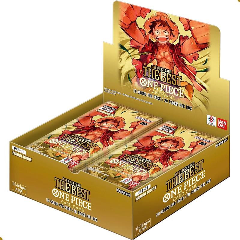 【完全未開封】BOX ONE PIECE CARD GAME THE BEST One Piece Box Premium Booster The Best Cartas Bandai Cartas Inglês